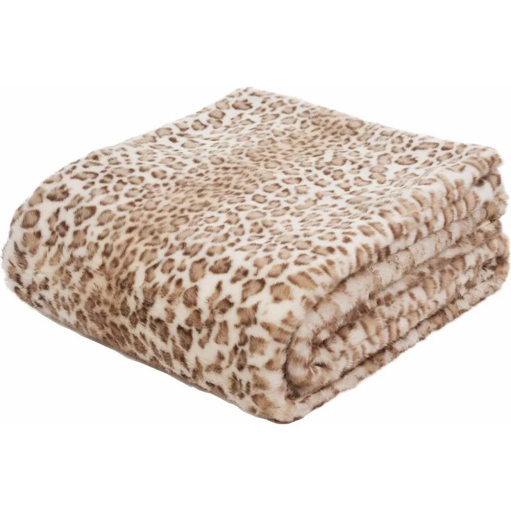 Wohndecke Leopard, Gözze, mit Leopardenmuster, Kuscheldecke