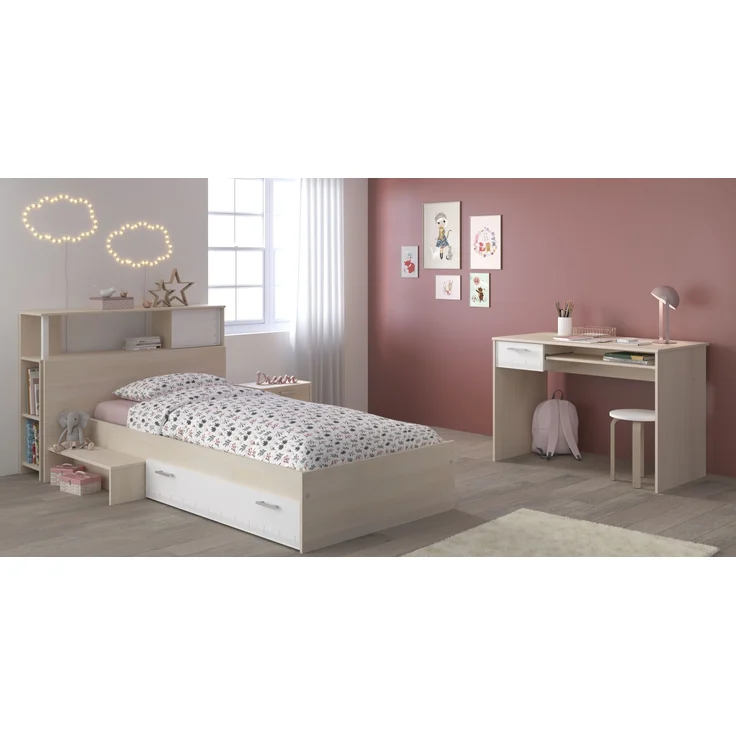 Jugendzimmer-Set >Charly 11< in Akazie / Weiss – Bild 2