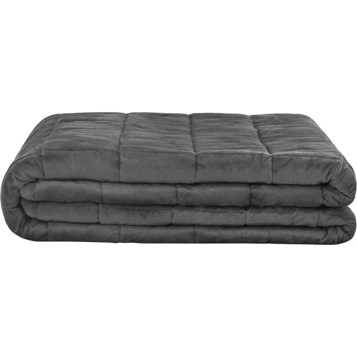 vidaXL Gewichtsdecke Anthrazit 200 x 220 cm 9 kg 100% Baumwolle 205T 3442983 – Bild 4
