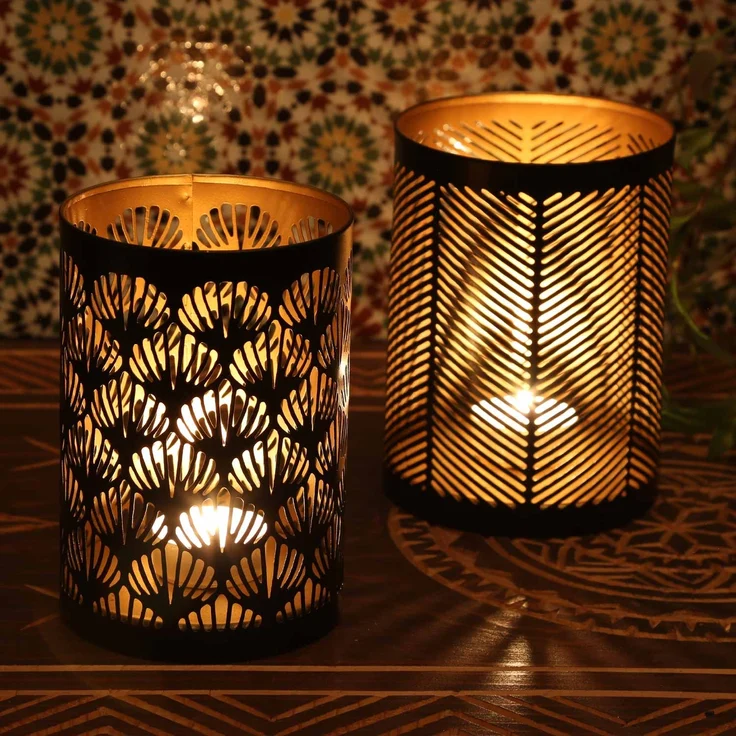 Orientalisches Windlicht Lucca 2er Set – Bild 10