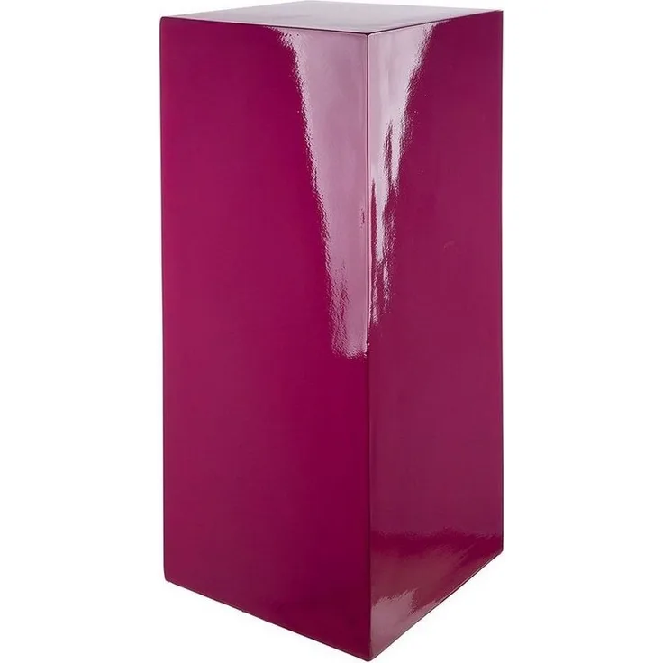 GILDE Dekosäule GILDE Säule Solid - pink - H. 70cm x B. 27cm (1 Stück)