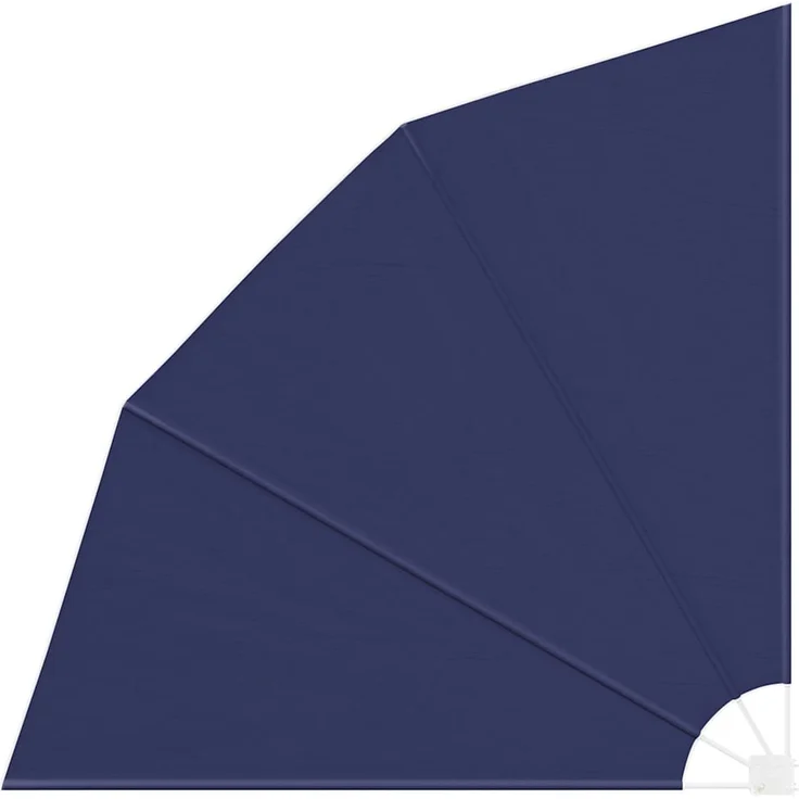 vidaXL Balkon Sichtschutz 210 x 210 cm Polyester Marineblau 42000933 – Bild 2