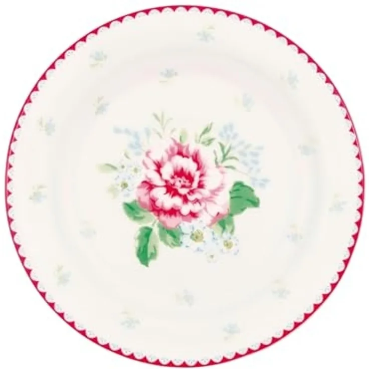 Greengate Brotteller Alivia Brotteller white 15cm