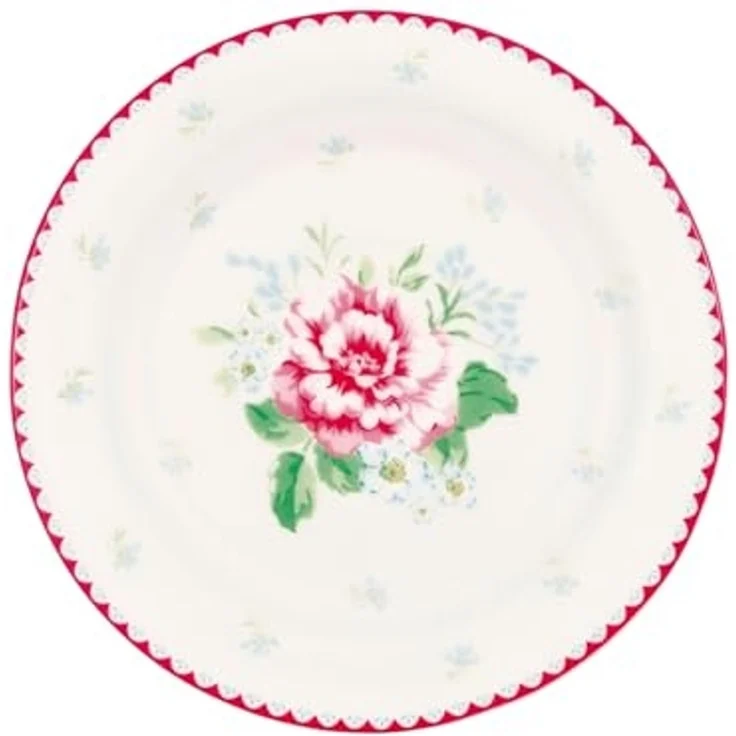 Greengate Brotteller Alivia Brotteller white 15cm – Bild 1