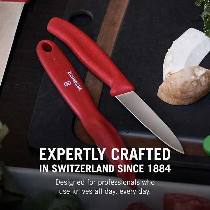 Victorinox Swiss Classic Gemüsemesser-Set 6-teilig rot – Bild 8