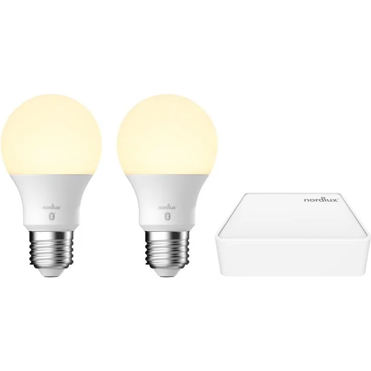 Nordlux Smart 2Xe27 + Eu Bridge Bridge Weiss