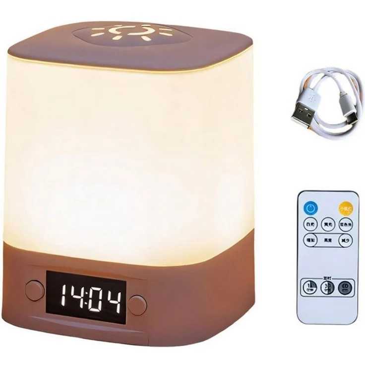 Luckice LED Nachttischlampe LED Nachtlicht,Touch-Lampe,Tisch-Nachttischlampen,Schlafzimmer Lampe, Soft Light Touch Tischlampe für Augenschutz, Die LED kann nicht ausgetauscht werden, Stufenloses Dimmen,Dreifarbig einstellbar, mit Touch-Sensor, Mit Fern... – Bild 1