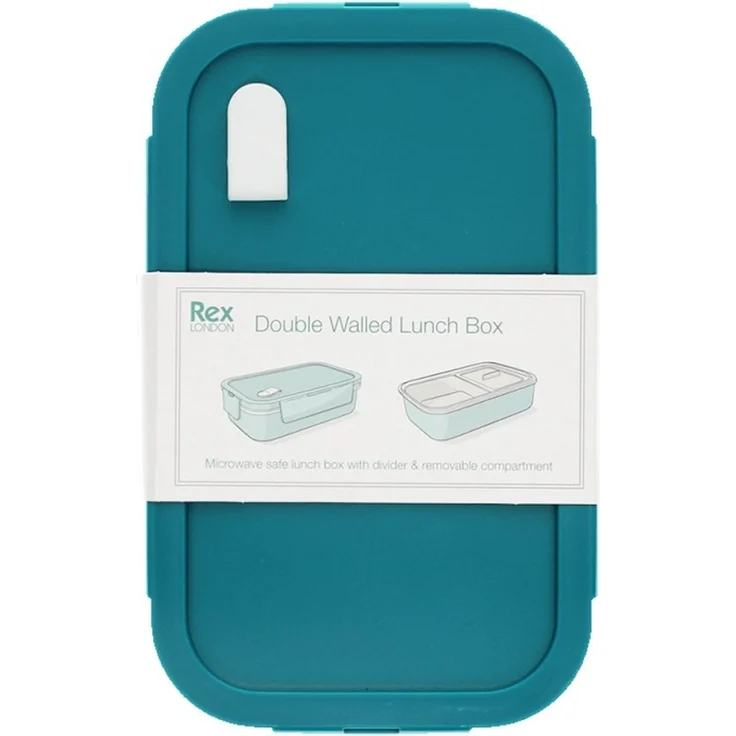 Rex London Lunchbox Doppelwandige Lunchbox mit Trennwand Vesperdose Brotdose – Bild 2