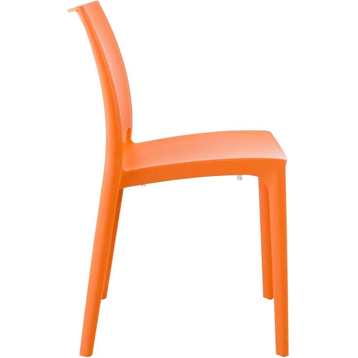 CLP 2er Set Stapelstühle Maya bis zu 130 kg belastbar,orange – Bild 6