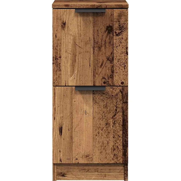 vidaXL Sideboards 2 Stk. Altholz-Optik 30x30x70 cm Holzwerkstoff 856960 – Bild 4