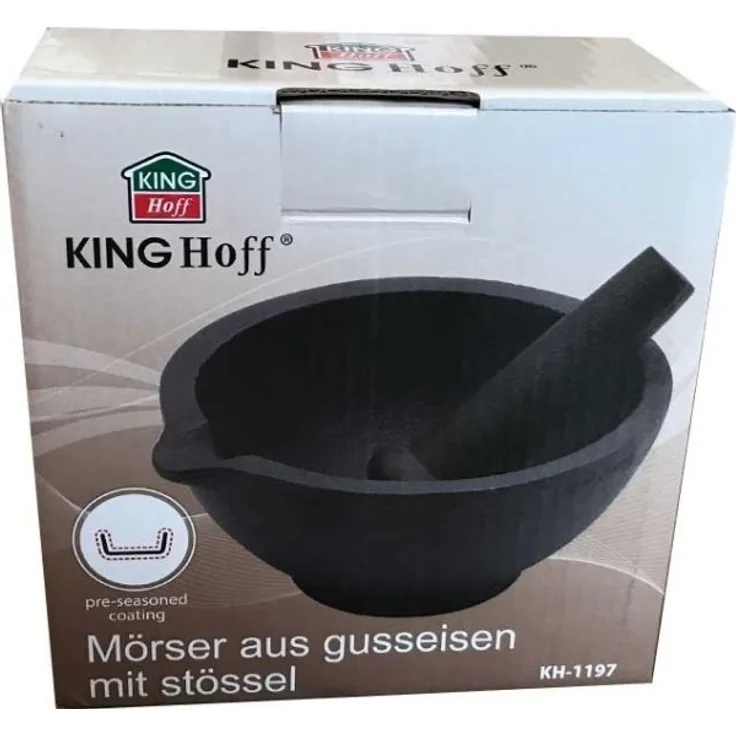 KingHoff CAST IRON MOZDZIERZ KINGHOFF 13cm
