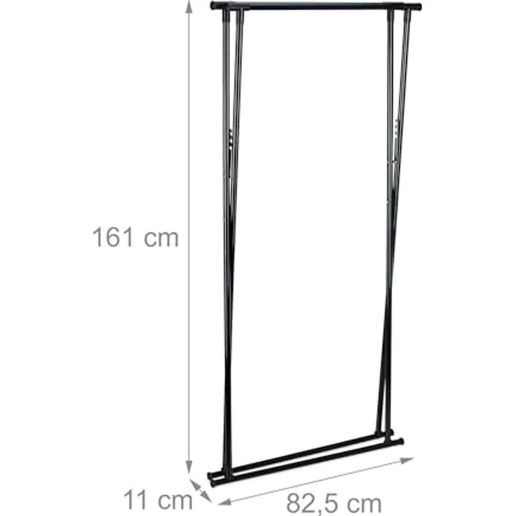 Kleiderständer ausziehbar Metall 10046100 – Bild 6