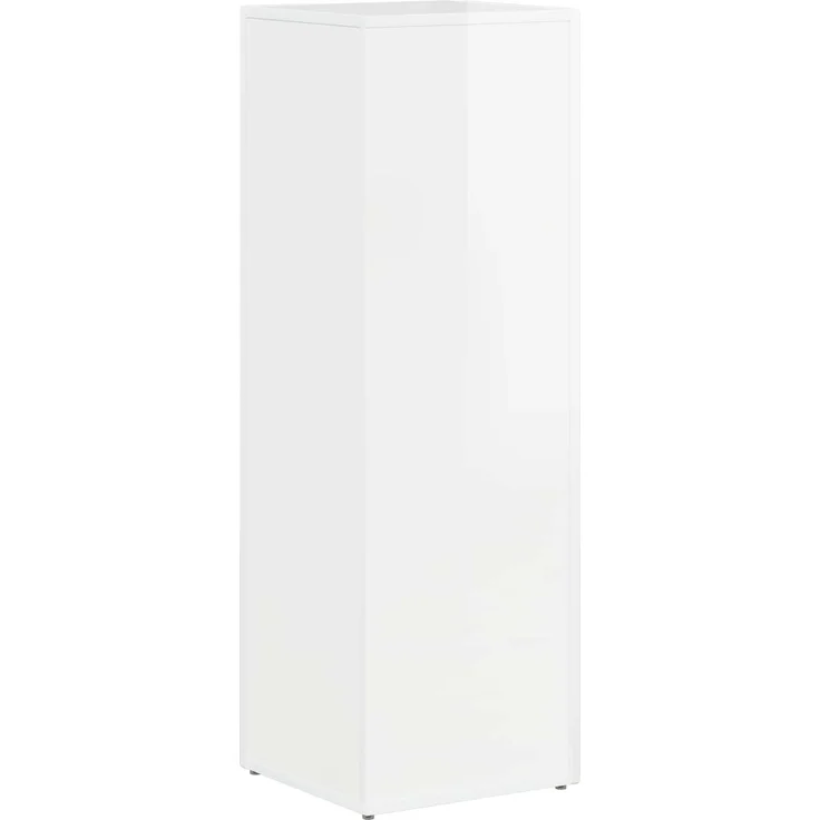 vidaXL Seitenregal Hochglanz Weiß 33 x 32 x 100,5 cm Holzwerkstoff 892421 – Bild 7
