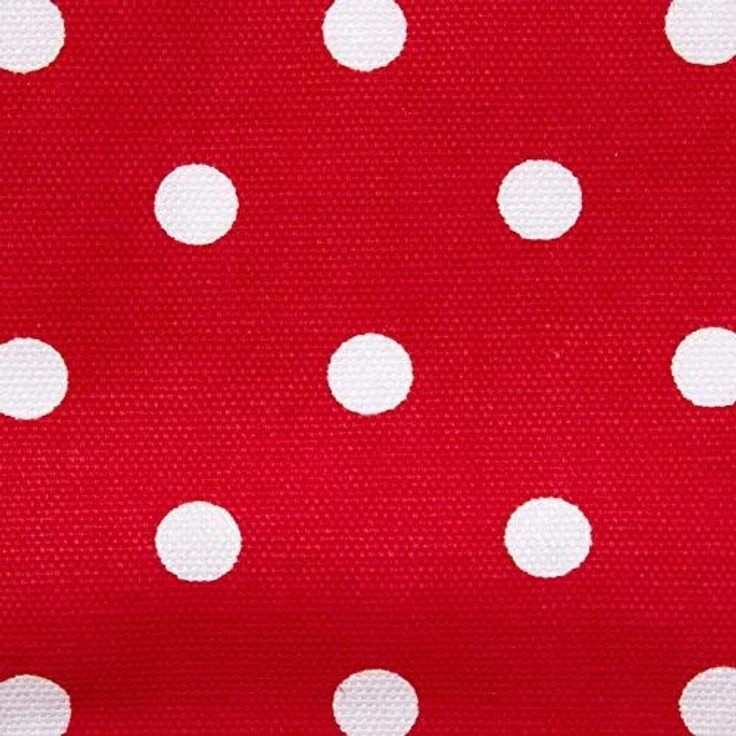 Homescapes Kochschürze Kochschürze Polka Dots rot-weiß aus 100% Baumwolle – Bild 4