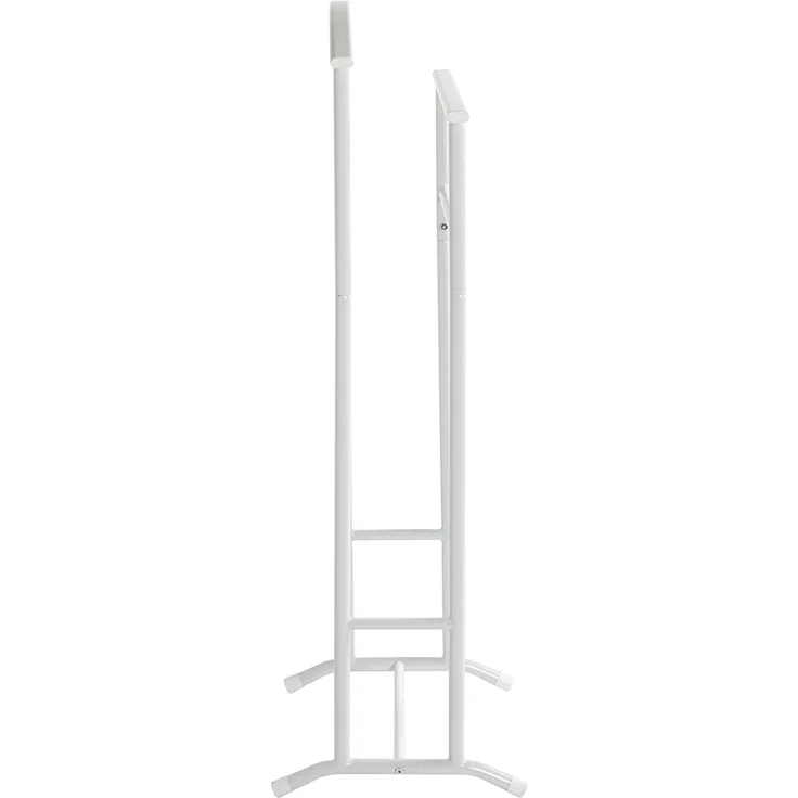 Herrendiener >55303< in weiß, Stahlrohr - 48x107x36cm (BxHxT) – Bild 4