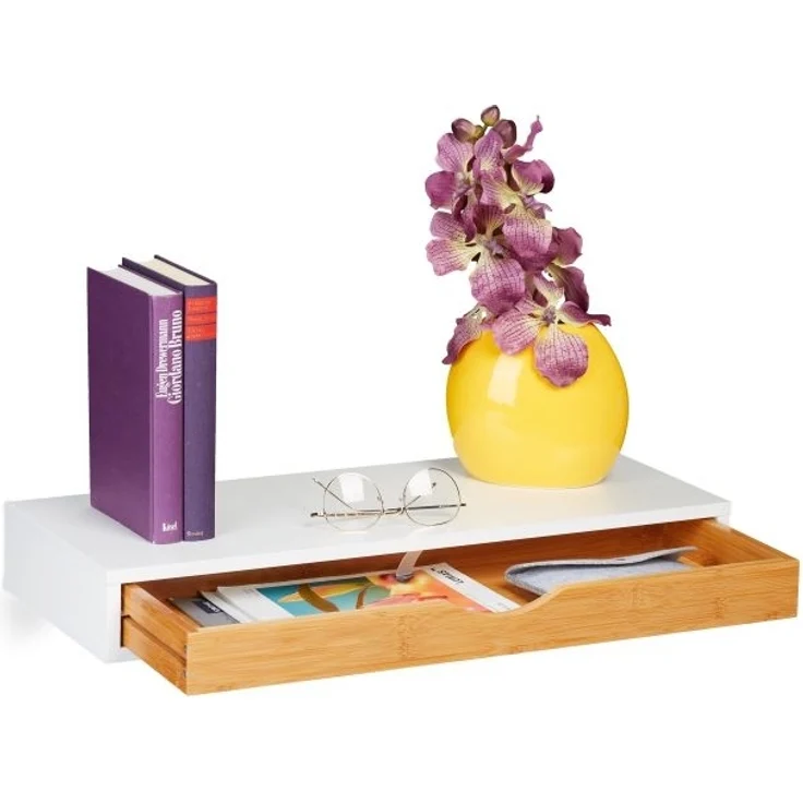 Wandregal mit Schublade – Bild 1