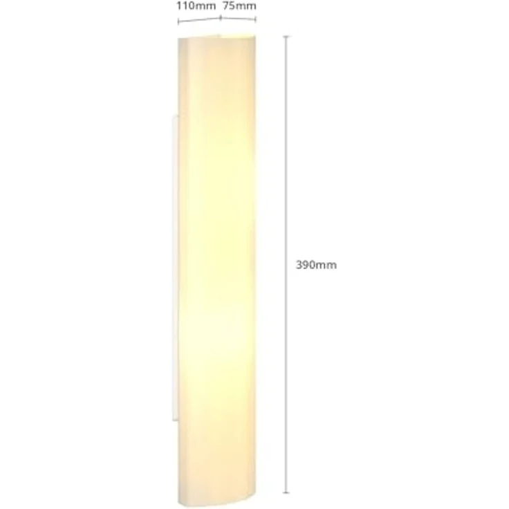 Lindby Wandleuchte Ophelia, Glas Weiß IP20, 2 x 10 W LED – Bild 7