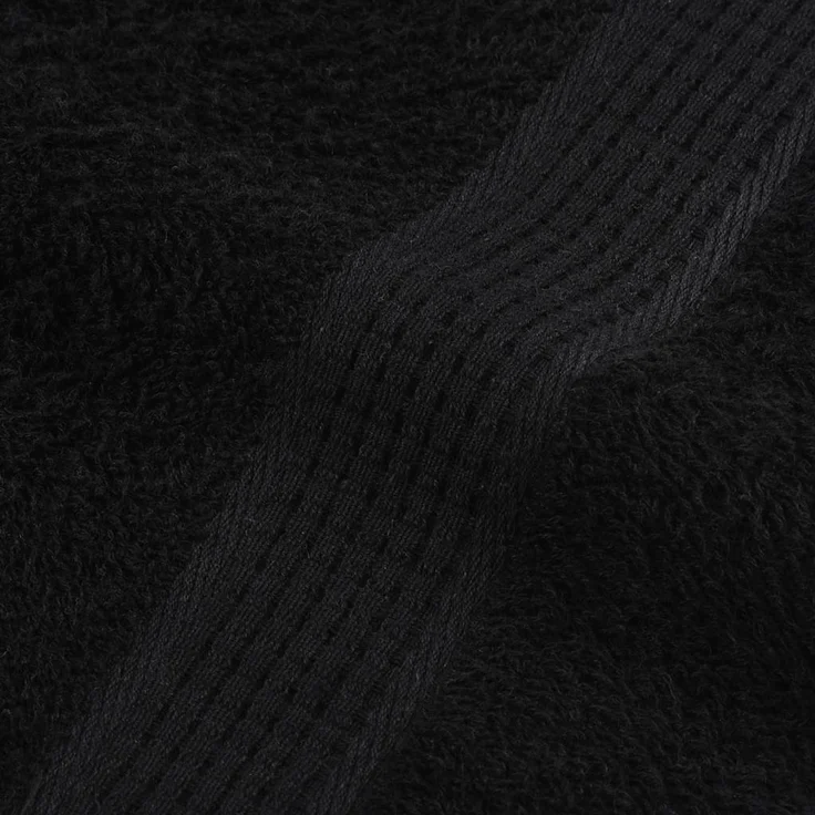 vidaXL Gästetücher FROGN 10 Stk. Schwarz 30x50 cm 360 g/m² 136949 – Bild 7