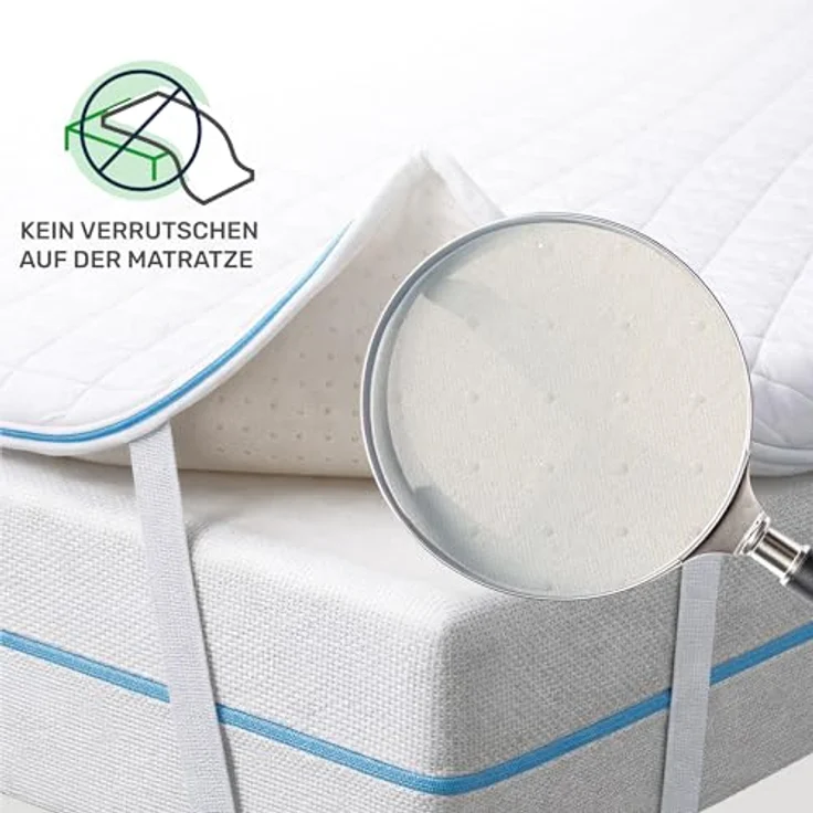 Dailydream viscoelastischer Matratzentopper “Model X“ mit Memory Foam Effekt, Edition Standard (Model L - 100 bis 120kg, 180x200 cm) – Bild 5