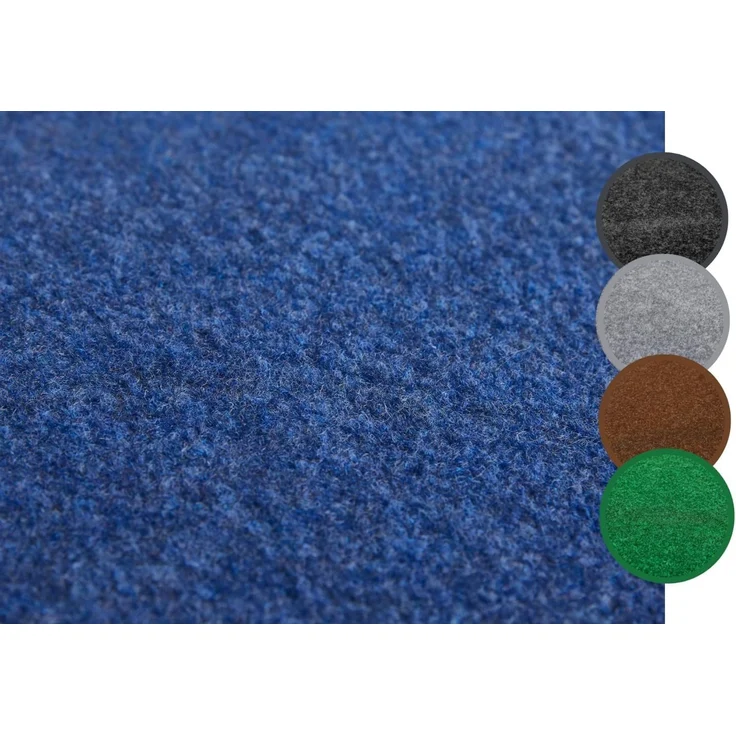 andiamo Kunstrasenteppich Field mit Noppen - Kunstrasen Outdoor zur Verwendung als Balkon Bodenbelag oder Outdoor Teppich - witterungsbeständig und zuschneidbar 400x1000 cm Blau