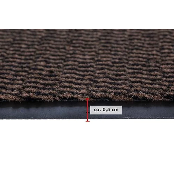Andiamo Fußmatte Easy, Made in Netherlands, rechteckig, Höhe: 5 mm, Schmutzfangmatte, rutschhemmend, Innen- und überdachten Außenbereich – Bild 6