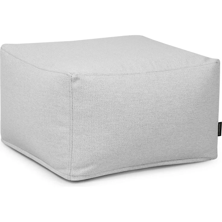 Sitzsack ‘Softbox‘, Bezugstoff - Dunes, 100% Olefin, Fluffy White, 40x70x70 cm.