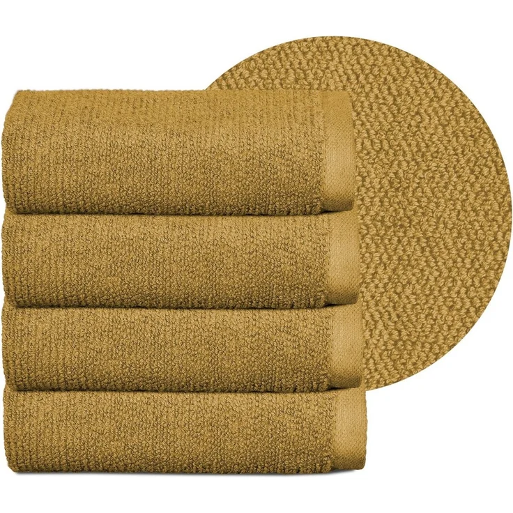 Beautex Handtuch Set Handtuch Set, Made in Europe, Frottier (Multischlaufen-Optik, Frottier Premium Set aus 100% Baumwolle 550g/m)