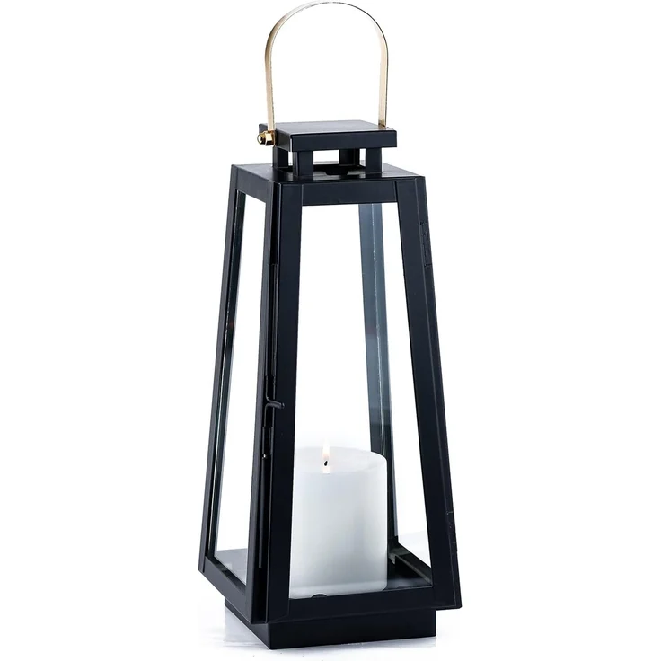 Marrakesch Orient & Mediterran Interior Kerzenlaterne 2er Set Skandinavisches Design Balkon Windlicht Gartenlaterne Eirik (2 St), 2er Set – Bild 5