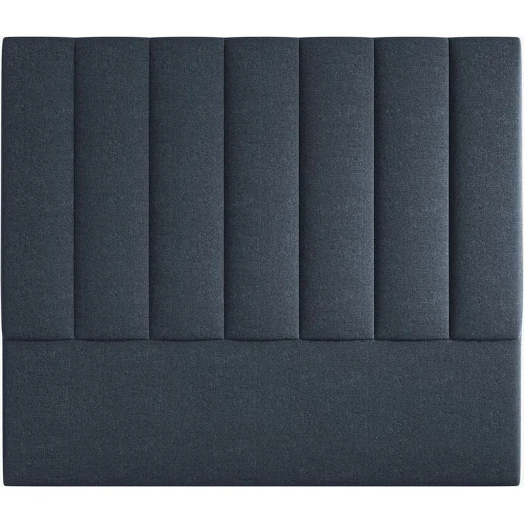 Micadoni Marl Polster-Kopfteil Chenille Eden Marineblau 140x120