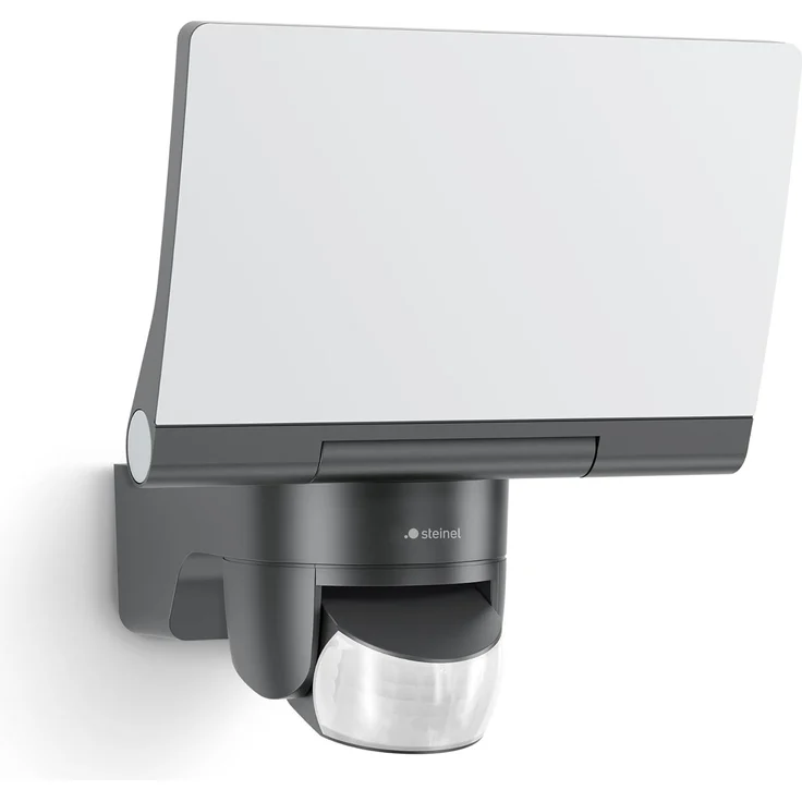 Steinel 'XLED home 2 S' LED-Außenstrahler mit Bewegungsmelder, Kunststoff graphit, 18 x 16,1 x 21,8 cm – Bild 1