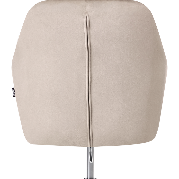 Schreibtischstuhl VELORIA Samtstoff Beige – Bild 6