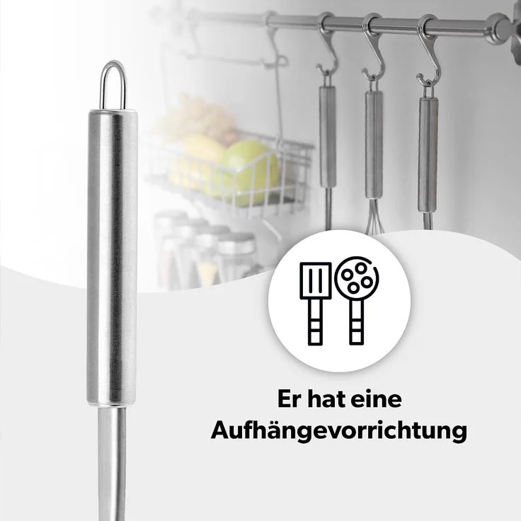 KADAX Löffel, Schaumlöffel, Sieb, Sieb, Stahl – Bild 5