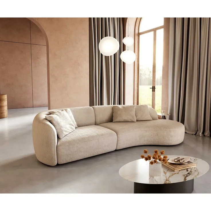 Sofa Mairi 330x160 cm Cord Beige