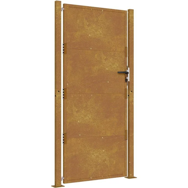vidaXL Gartentor 100x175 cm Cortenstahl 153206 – Bild 2
