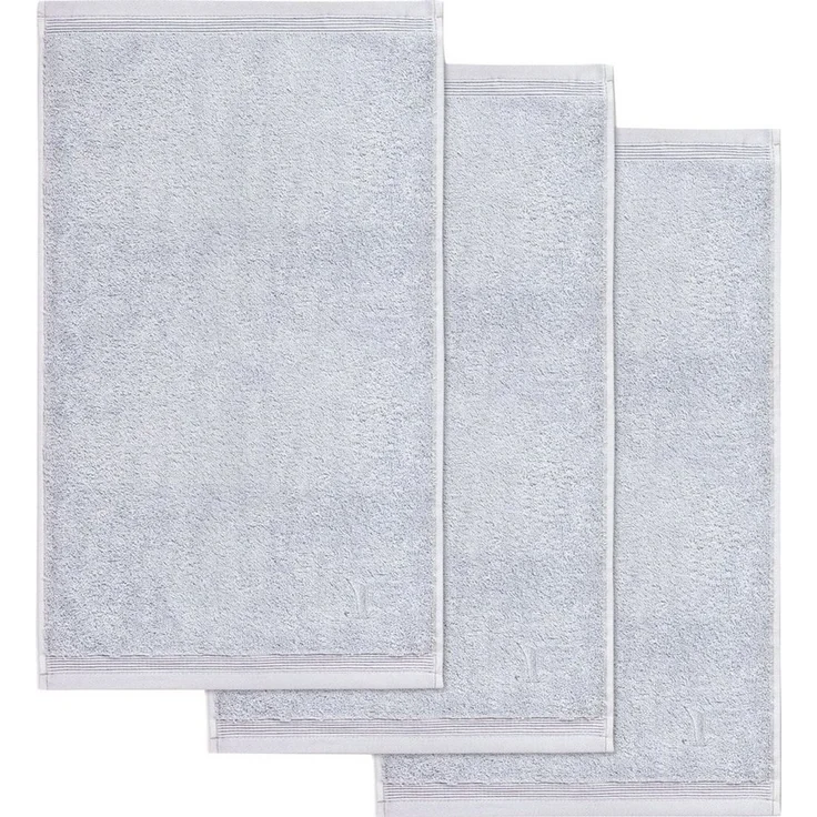 Möve Gästehandtücher Superwuschel, Walkfrottee (Set, 3-St), Gästehandtücher Set mit Bordüre, 100% Premium Cotton Baumwolle, weich – Bild 1