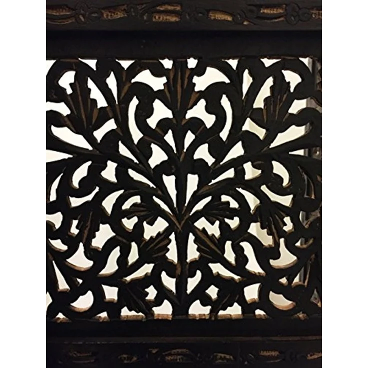 Marrakesch Orient & Mediterran Interior Paravent Orientalischer Paravent aus Holz saraswati, Handarbeit – Bild 7
