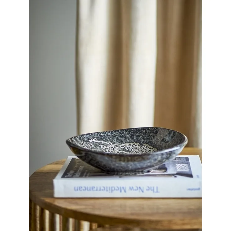 CREATIVE COLLECTION Sway Schale Grau Steingut
