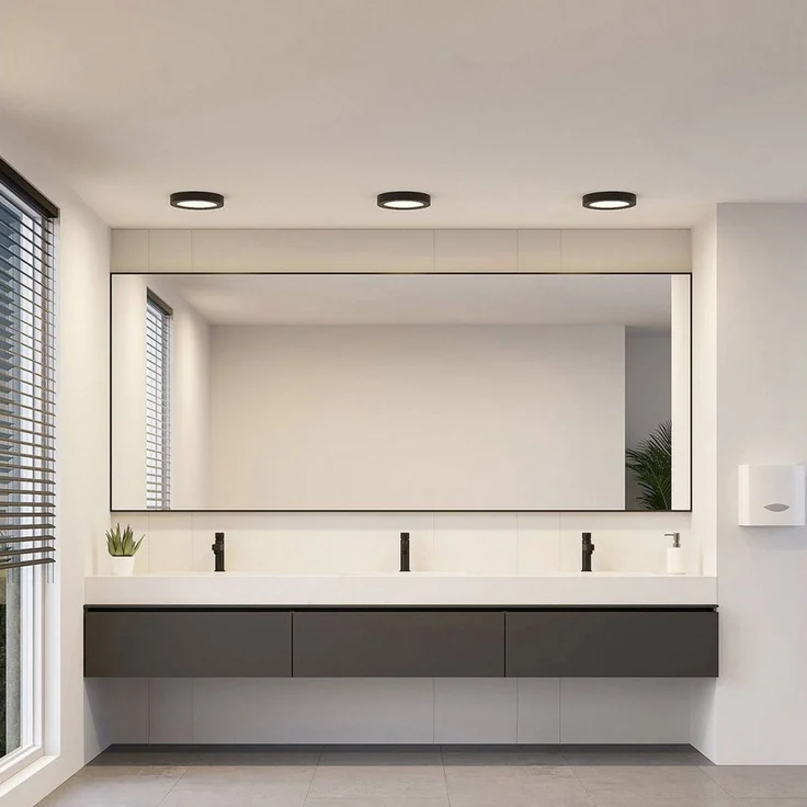 Prios Deckenleuchten Edwina, Nicht enthalten, LED 18 W gesamt, Farbwechsel warmweiß / tageslicht – Bild 4