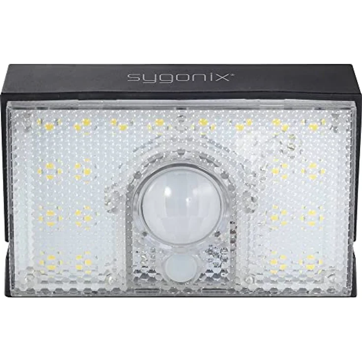 sygonix SY-4673536 Solar-Außenwandleuchte mit Bewegungsmelder, 10 W, 1000 Lumen, IP65, schwarz – Bild 2