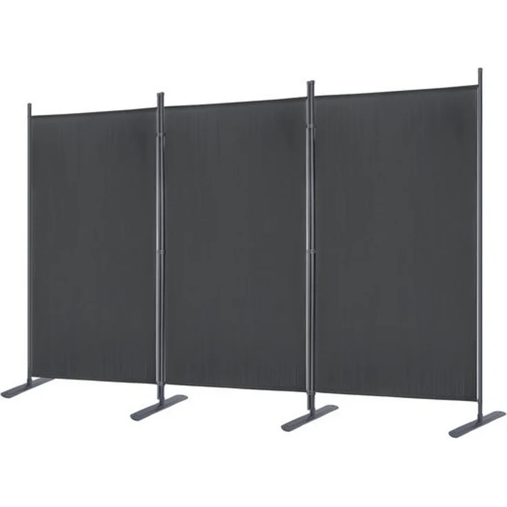 FIVMEN Paravent Raumteiler Klappbar Freistehend Stellwand Sichtschutzwand, Verstellbar Raumteiler Innen und Außenbereich für Büros, Garten Balkon – Bild 4