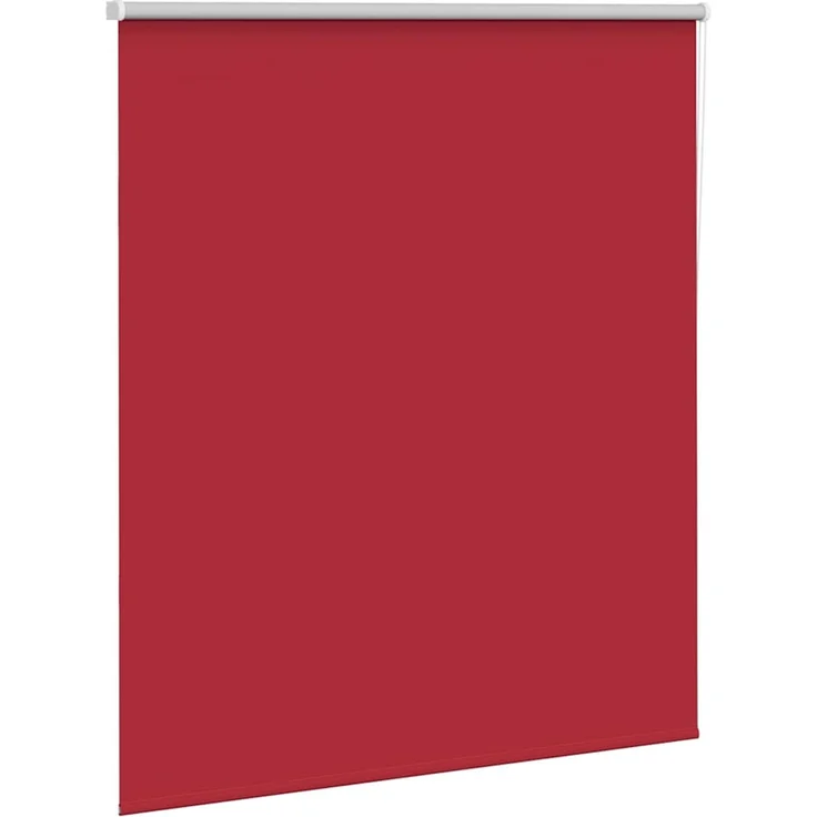 vidaXL Verdunkelungsrollo Rot 125x150cm Stoffbreite 121,6cm Polyester 4011783 – Bild 2