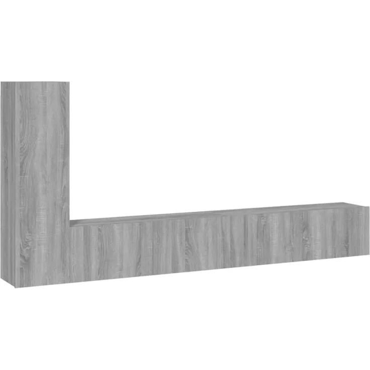 vidaXL 3-tlg. TV-Schrank-Set Grau Sonoma Holzwerkstoff 3114324