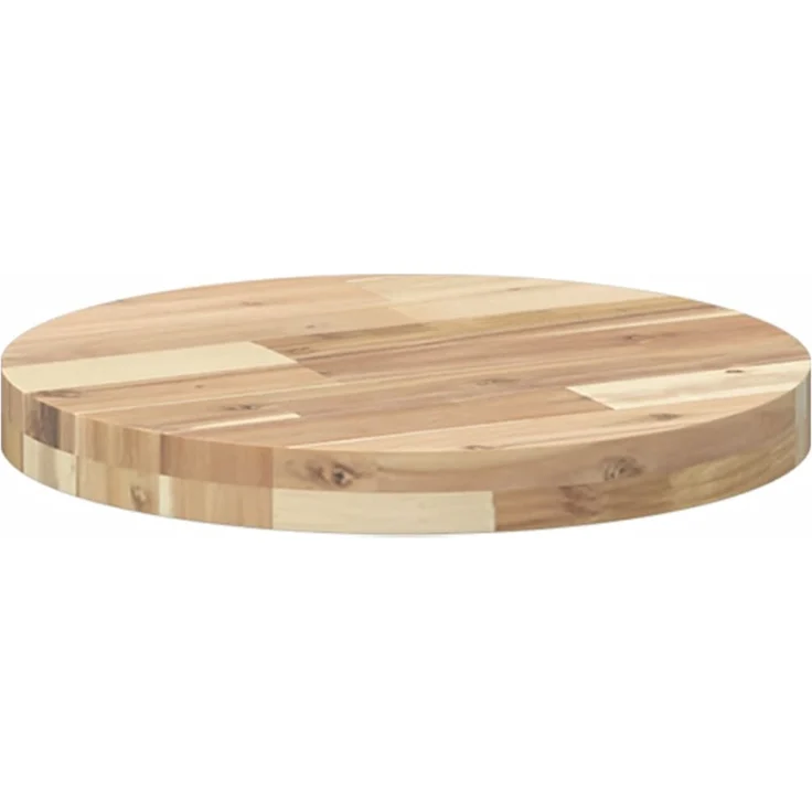 vidaXL Tischplatte Rund Ø40x4 cm Massivholz Akazie 4008688 – Bild 7