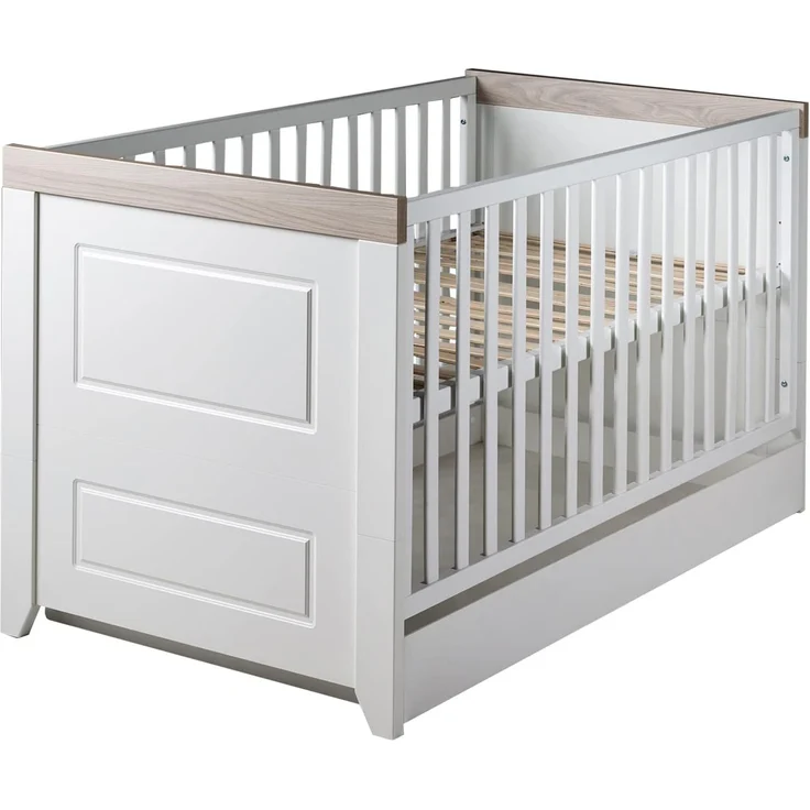roba Kinderzimmerset 'Felicia' 3-teilig - Bett 70 x 140 - Kleiderschrank 3-türig - Weiß / Luna Elm – Bild 18