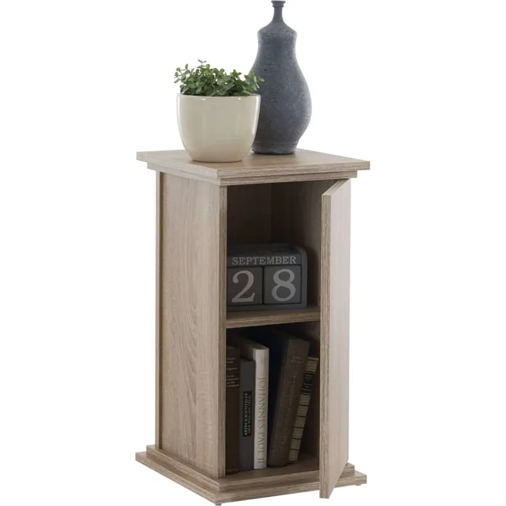 FMD Möbel - ESSEX 1 - Dekosäule - melaminharzbeschichtete Spanplatte - Eiche Nb - 30 x 57,9 x 30cm