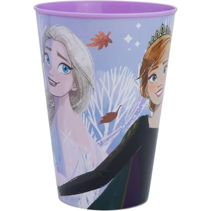 Storline Kinderbecher Disney Frozen 430 ml Trinkbecher für Kita & Frühstück, Plastik – Bild 1