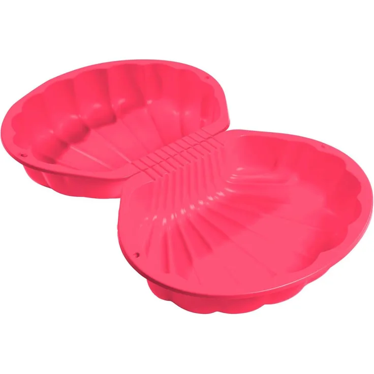 BIG Sandkasten 2in1 Muschel Sand-Wassermuschel ab 1,5 Jahren 89x74x22 cm Pink
