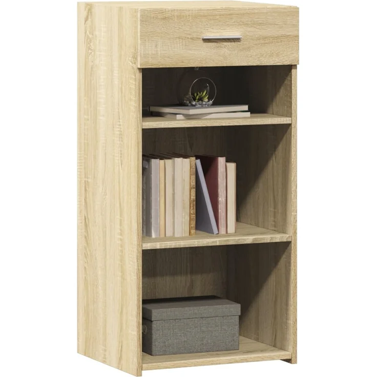 vidaXL Sideboard Sonoma-Eiche 45x42,5x93 cm Holzwerkstoff 846322 – Bild 3