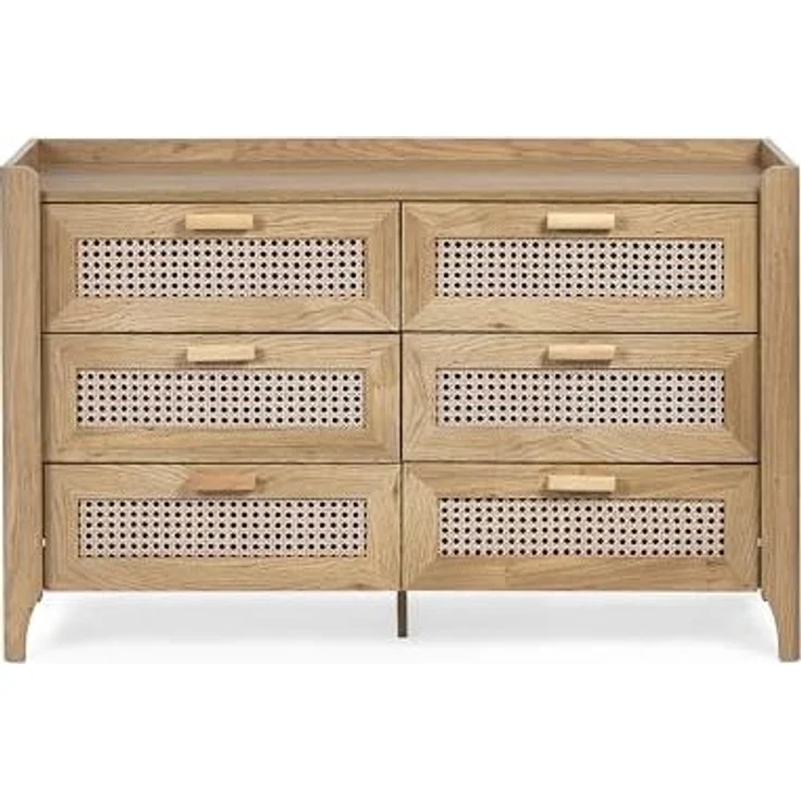 Julian Bowen Sydney, breite Kommode mit 6 Schubladen, Eiche – Bild 3