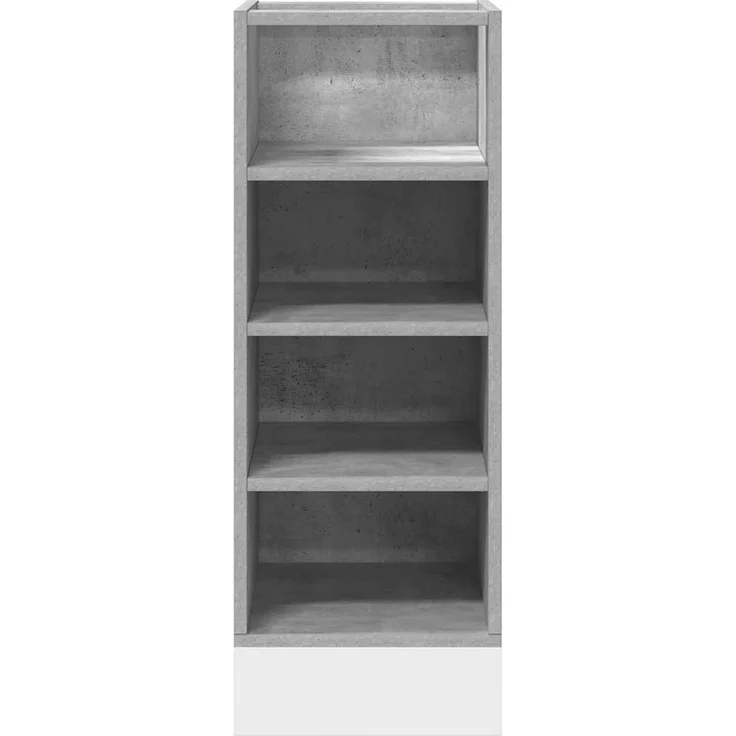 vidaXL Unterschrank Riga Betongrau 30x44,5x81,5 cm Holzwerkstoff 854196 – Bild 3